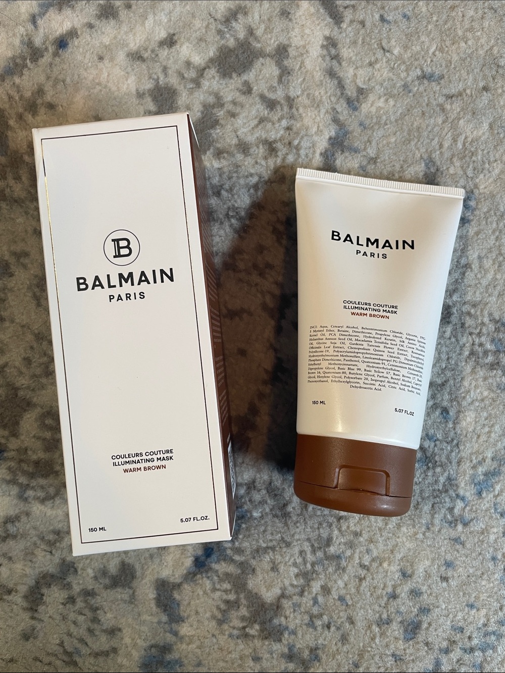 NIB Balmain Paris Illuminating Hair Mask - Warm Box